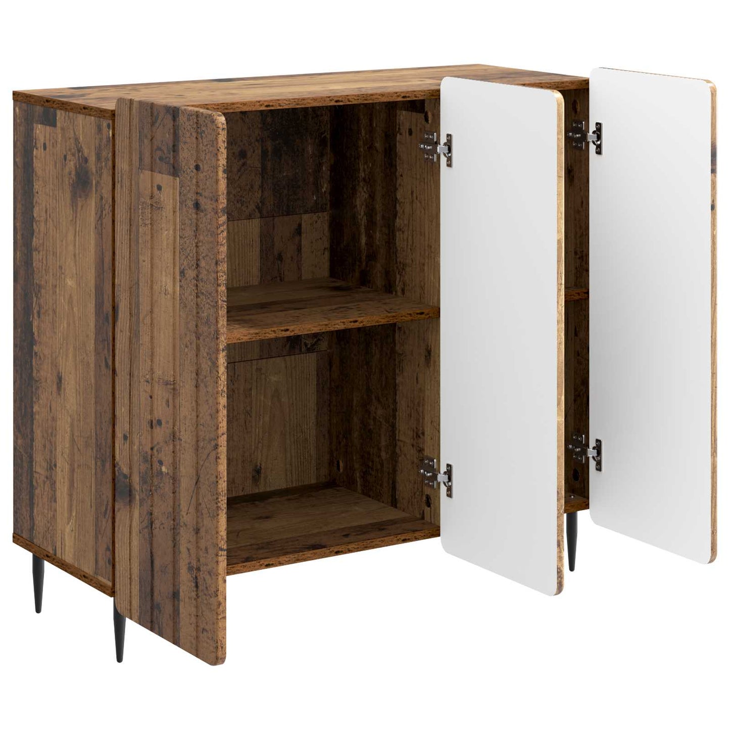 Sideboard Gammalt trä 89 x 34,5 x 82 cm Konstruerat trä