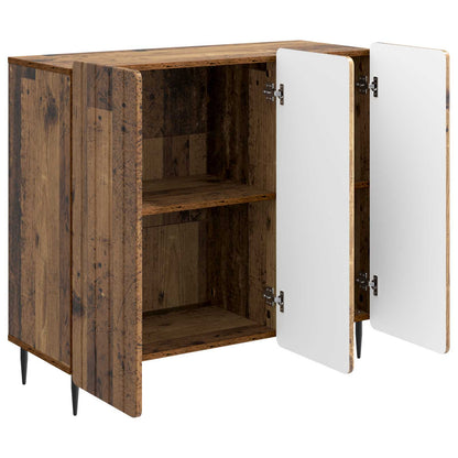 Sideboard Gammalt trä 89 x 34,5 x 82 cm Konstruerat trä
