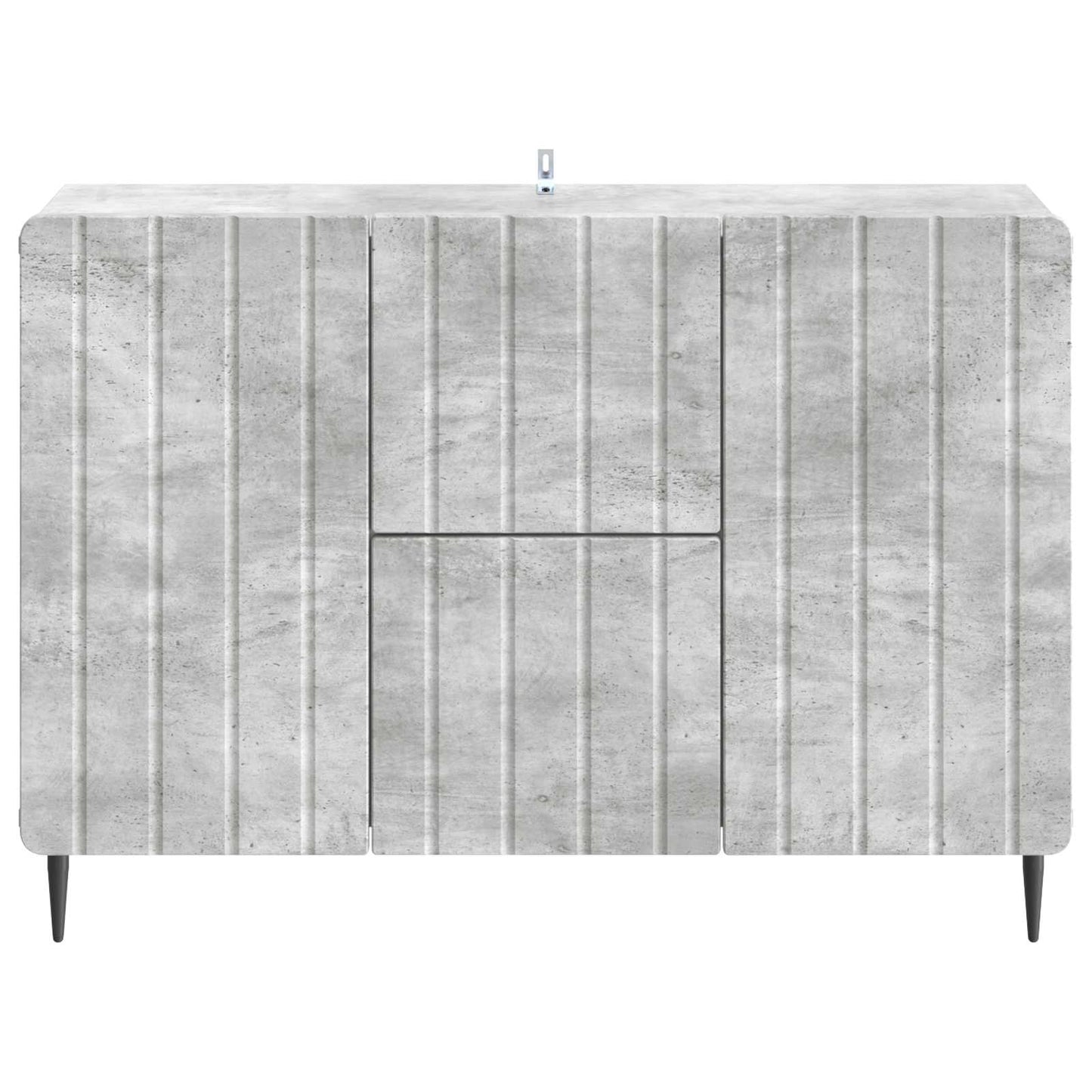 Sideboard med låda Betonggrå 89 x 34,5 x 62 cm Konstruerat trä