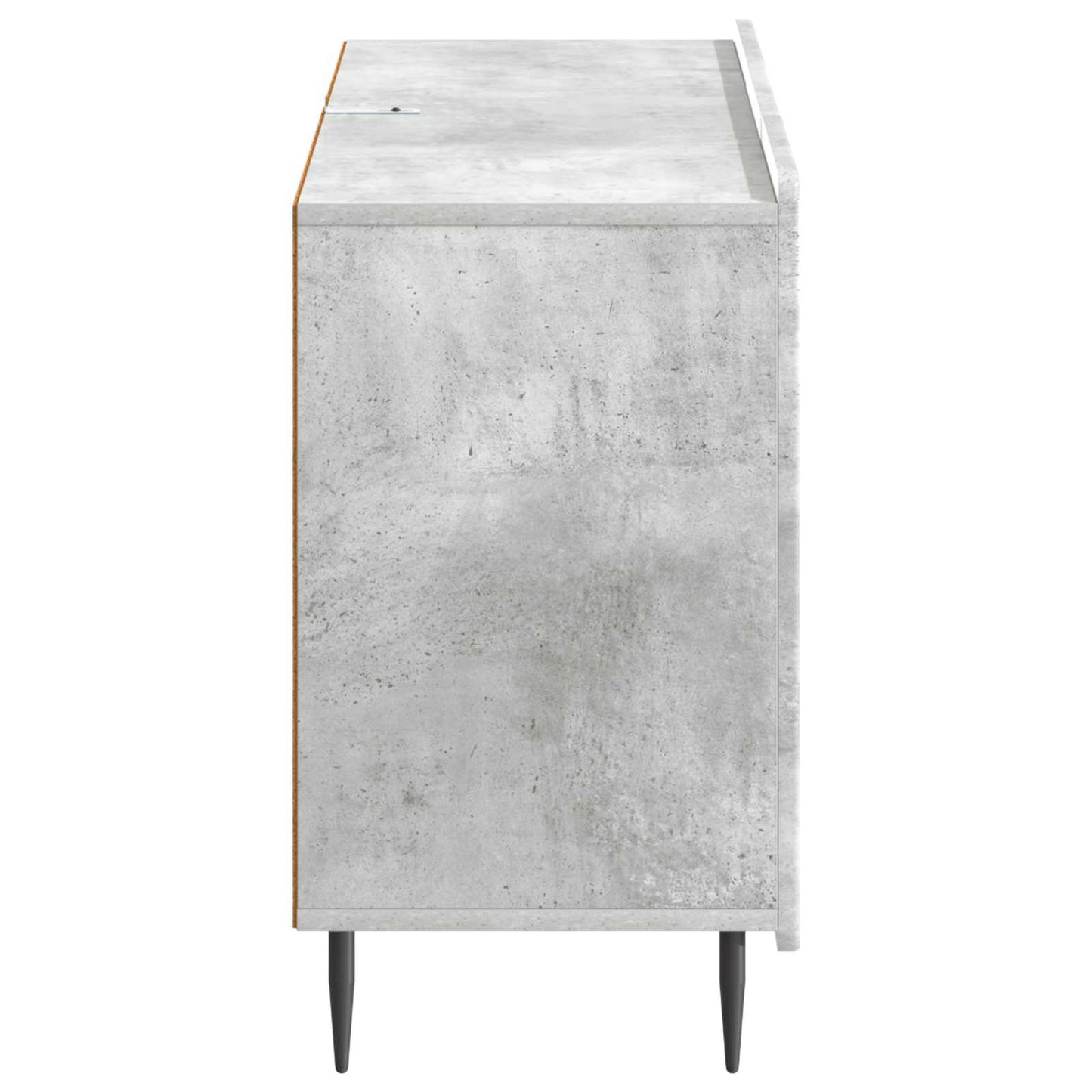 Sideboard med låda Betonggrå 89 x 34,5 x 62 cm Konstruerat trä