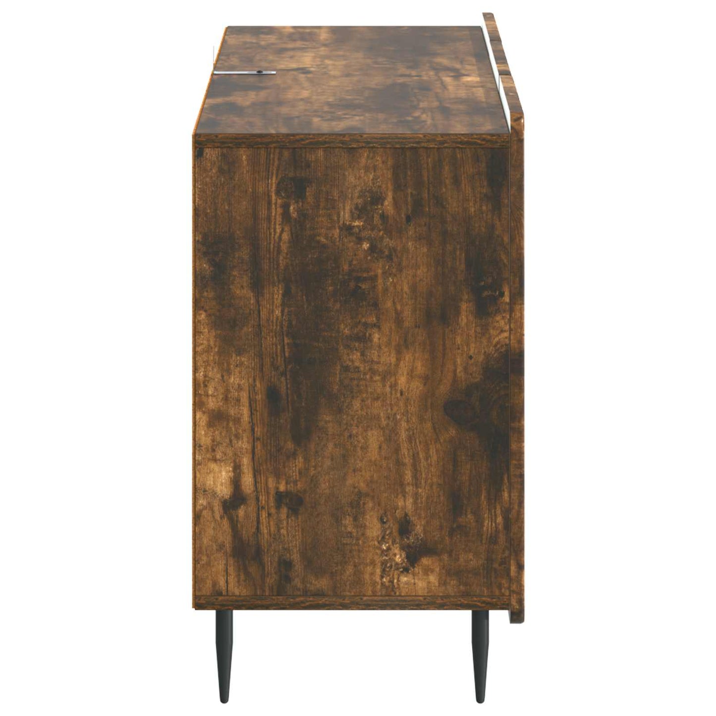 Sideboard med låda Rökt ek 89 x 34,5 x 62 cm Konstruerat trä