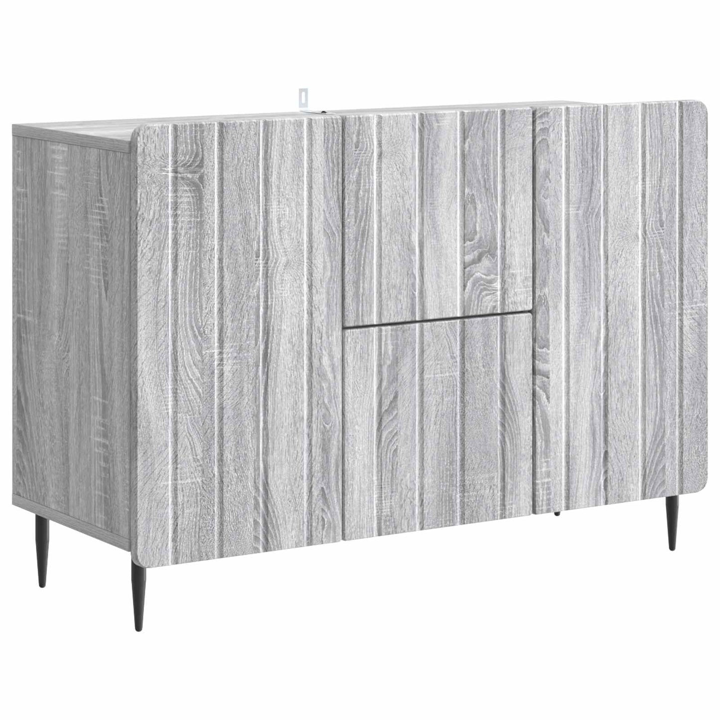 Sideboard Grå sonoma-ek 89 x 34,5 x 62 cm Konstruerat trä