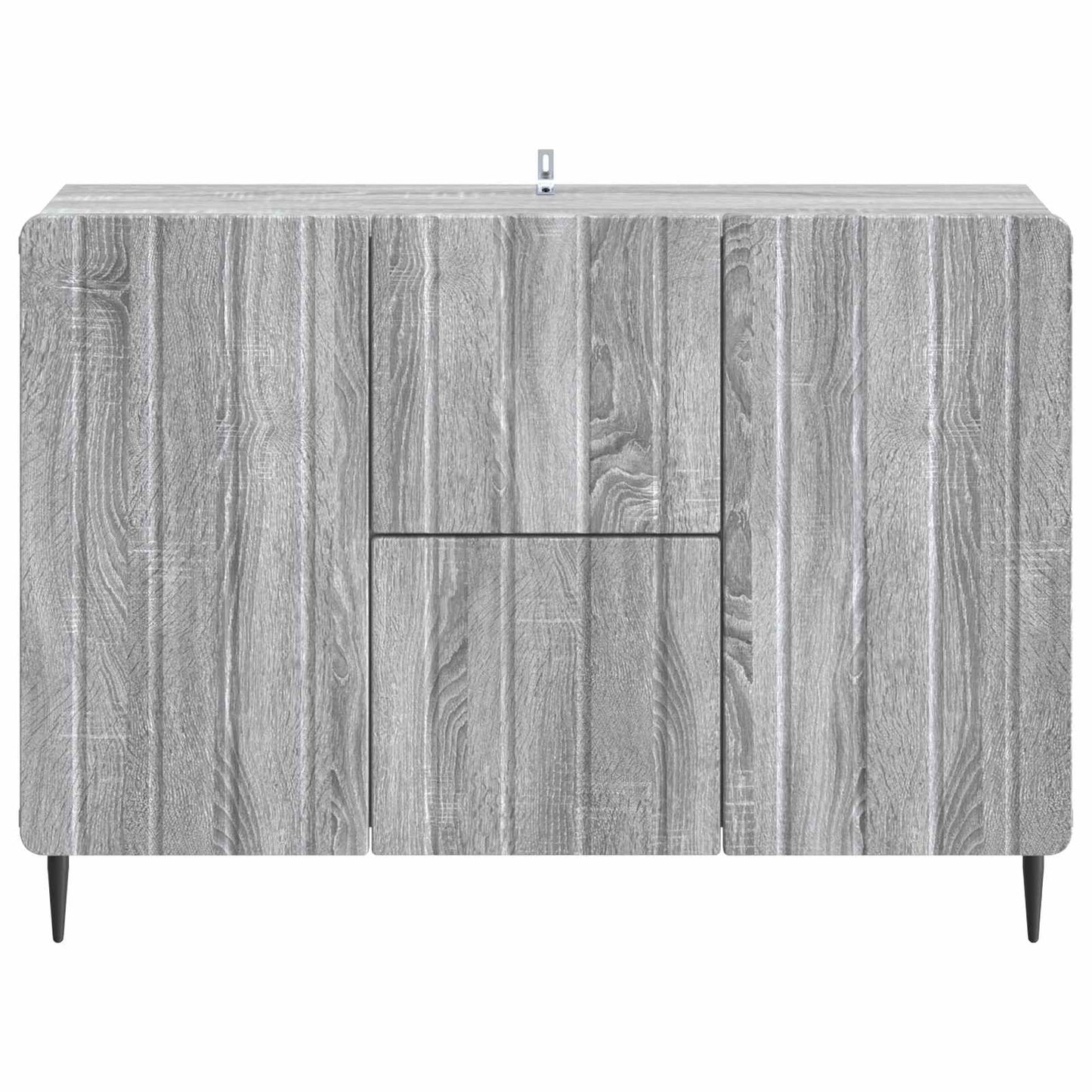 Sideboard Grå sonoma-ek 89 x 34,5 x 62 cm Konstruerat trä