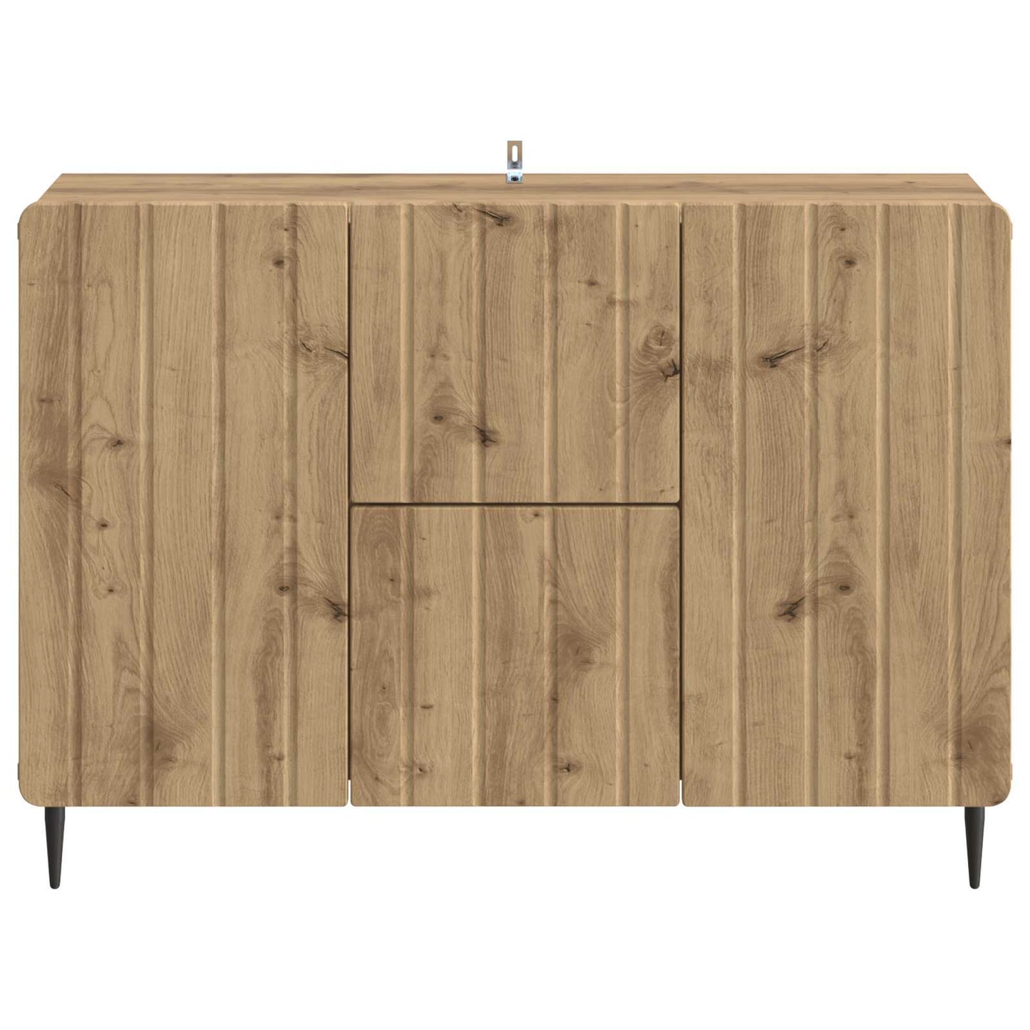 Sideboard med låda Artisan-ek 89 x 34,5 x 62 cm Konstruerat trä