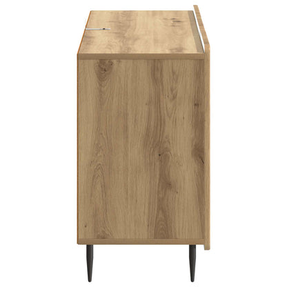 Sideboard med låda Artisan-ek 89 x 34,5 x 62 cm Konstruerat trä