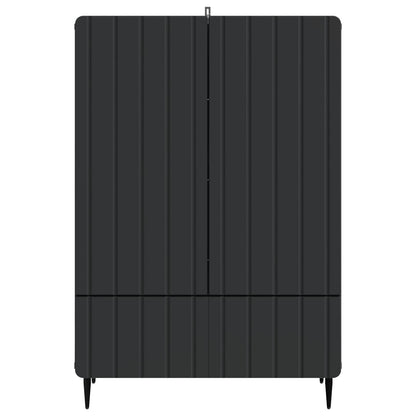 Sideboard med låda Svart 66 x 34,5 x 97 cm Konstruerat trä