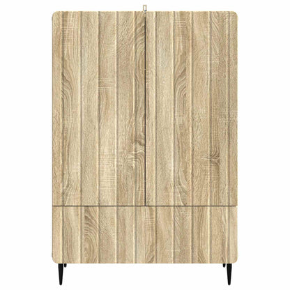 Sideboard med låda Sonoma-ek 66 x 34,5 x 97 cm Konstruerat trä