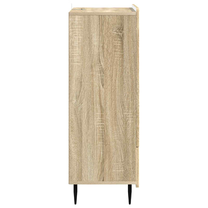 Sideboard med låda Sonoma-ek 66 x 34,5 x 97 cm Konstruerat trä