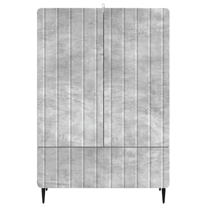 Sideboard med låda Betonggrå 66 x 34,5 x 97 cm Konstruerat trä