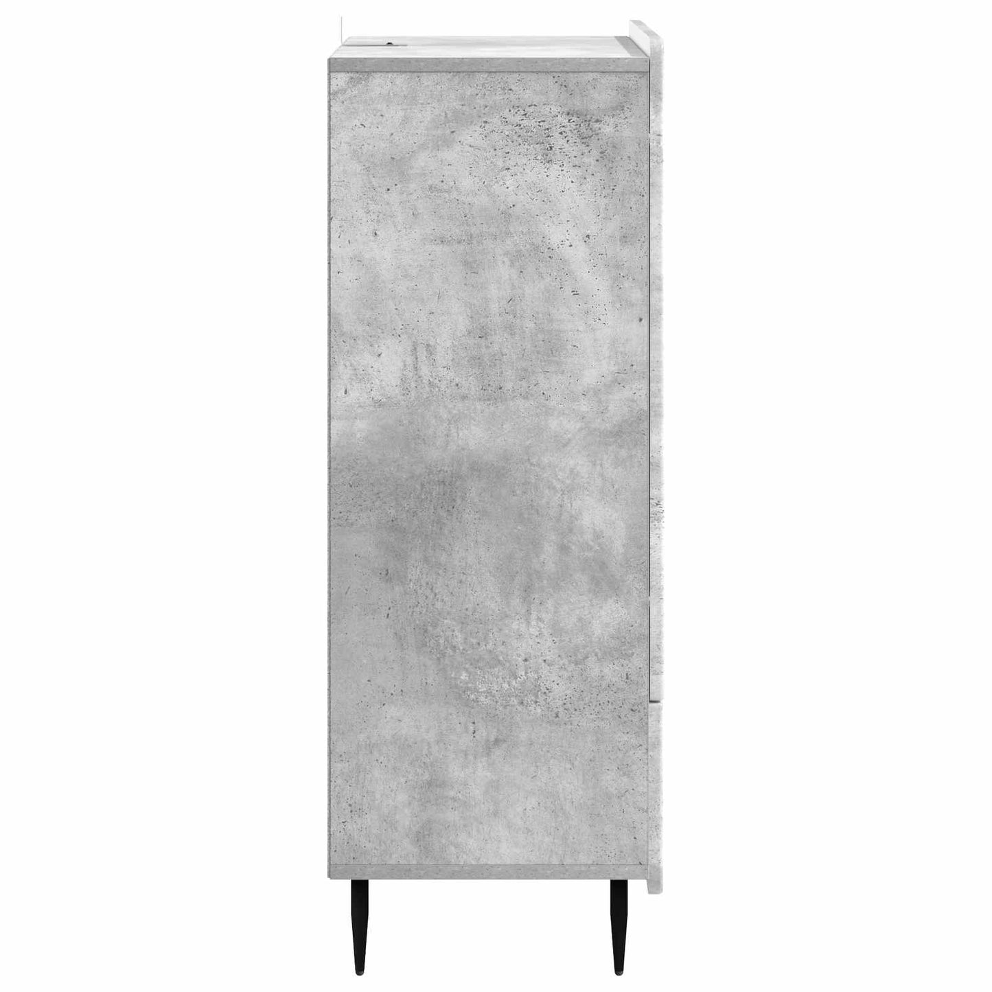 Sideboard med låda Betonggrå 66 x 34,5 x 97 cm Konstruerat trä