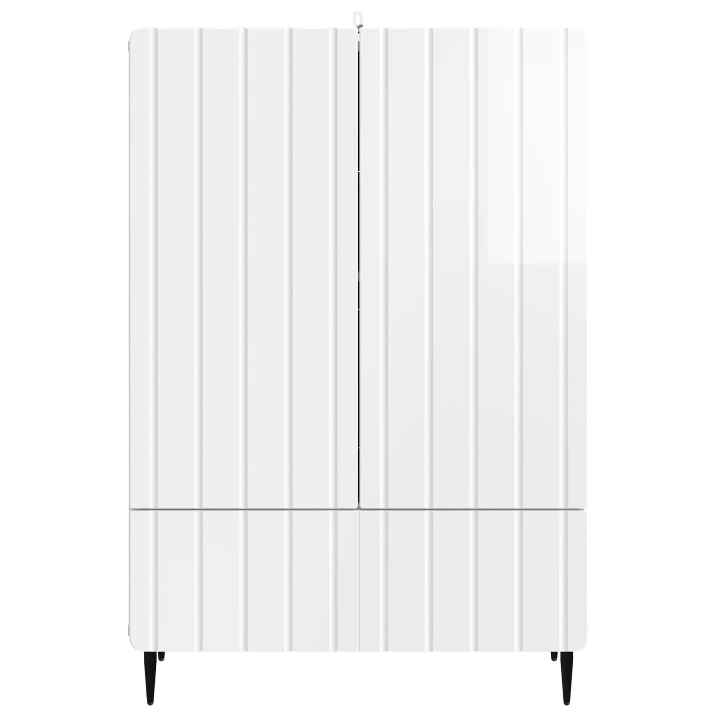 Sideboard Vit högglans 66 x 34,5 x 97 cm Konstruerat trä