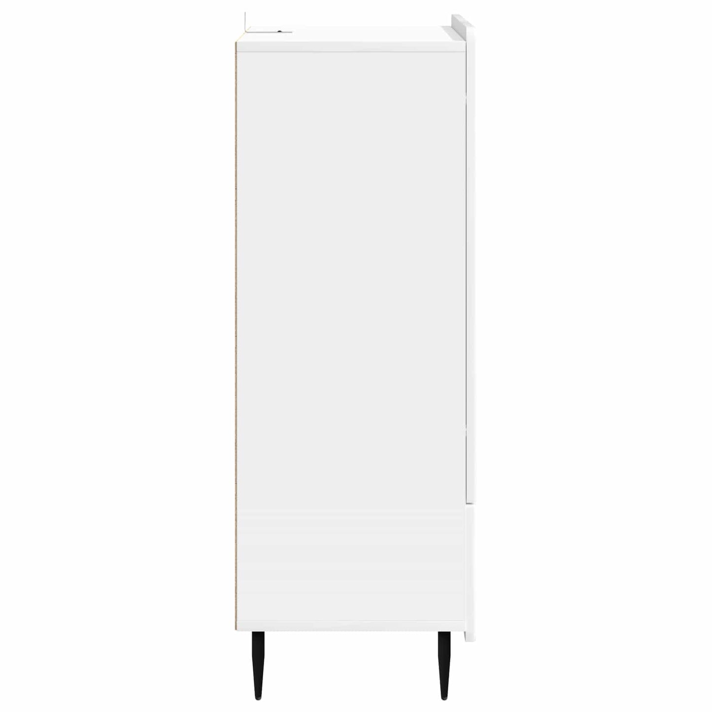 Sideboard Vit högglans 66 x 34,5 x 97 cm Konstruerat trä