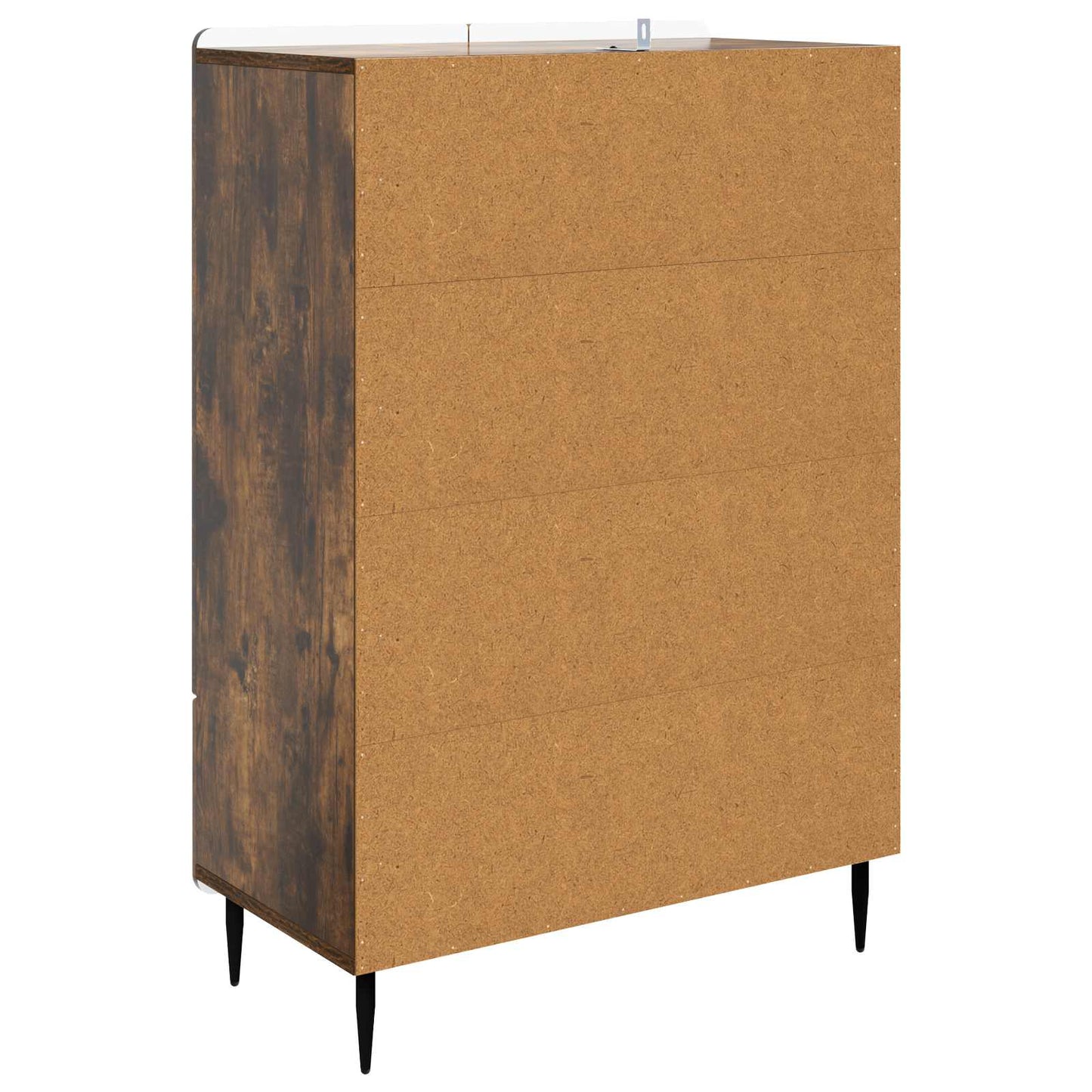 Sideboard med låda Rökt ek 66 x 34,5 x 97 cm Konstruerat trä