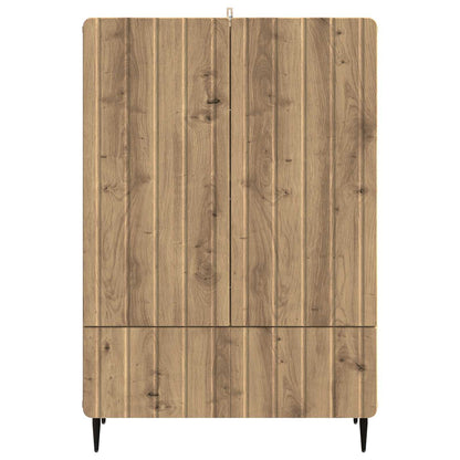 Sideboard med låda Artisan-ek 66 x 34,5 x 97 cm Konstruerat trä