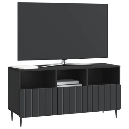 TV-skåp med låda Svart 102 x 34,5 x 50 cm Konstruerat trä