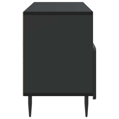 TV-skåp med låda Svart 102 x 34,5 x 50 cm Konstruerat trä