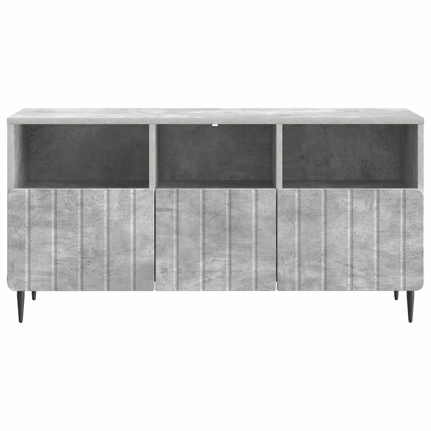TV-skåp med låda Betonggrå 102 x 34,5 x 50 cm Konstruerat trä