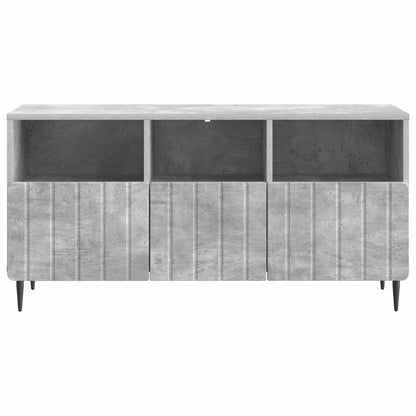 TV-skåp med låda Betonggrå 102 x 34,5 x 50 cm Konstruerat trä