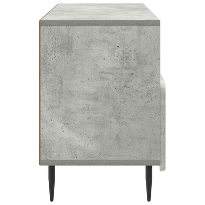 TV-skåp med låda Betonggrå 102 x 34,5 x 50 cm Konstruerat trä