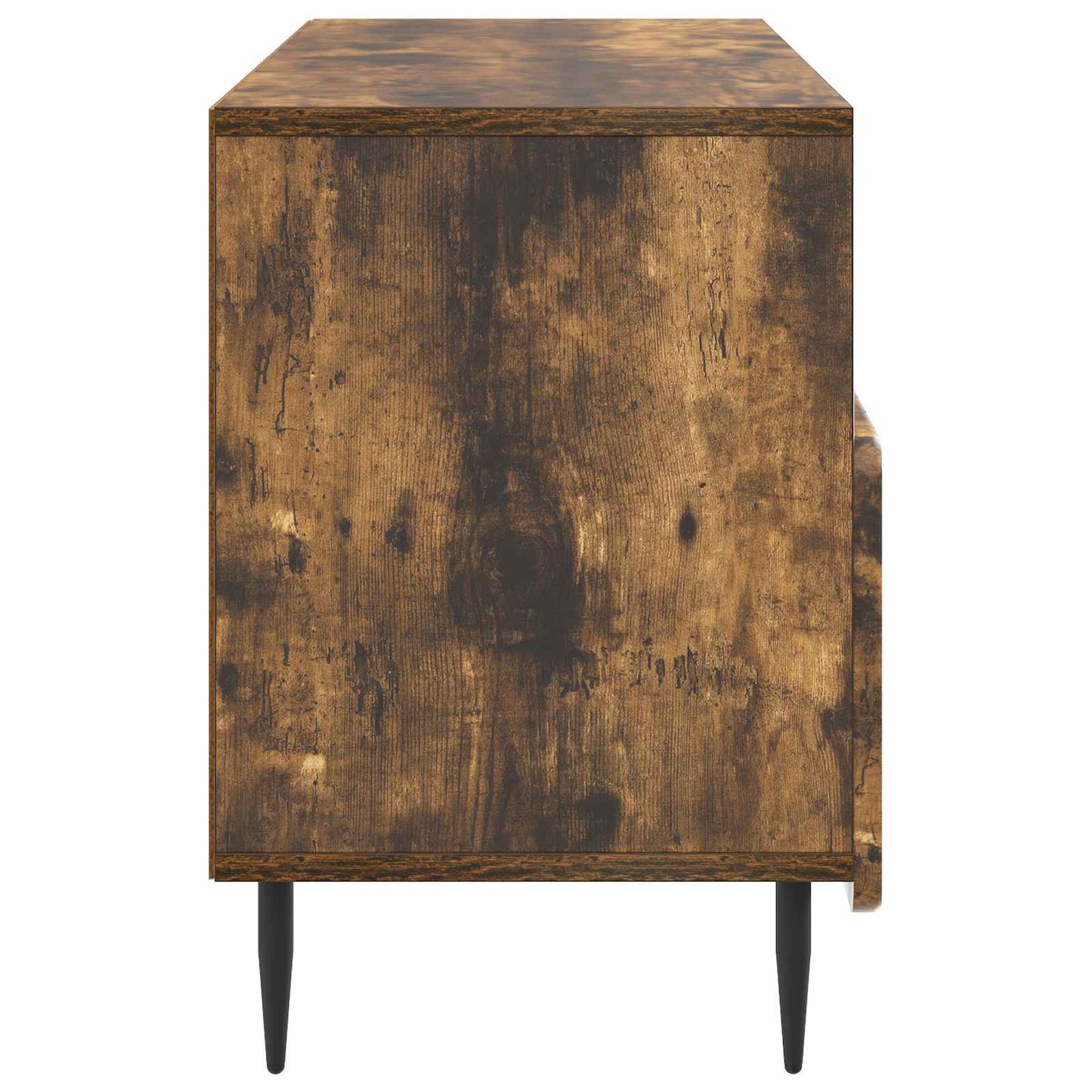 TV-skåp med låda Rökt ek 102 x 34,5 x 50 cm Konstruerat trä