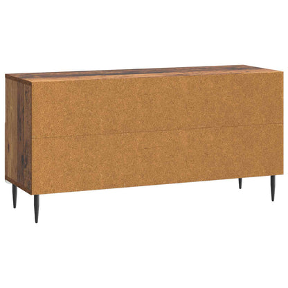 TV-skåp med låda Gammalt trä 102 x 34,5 x 50 cm Konstruerat trä