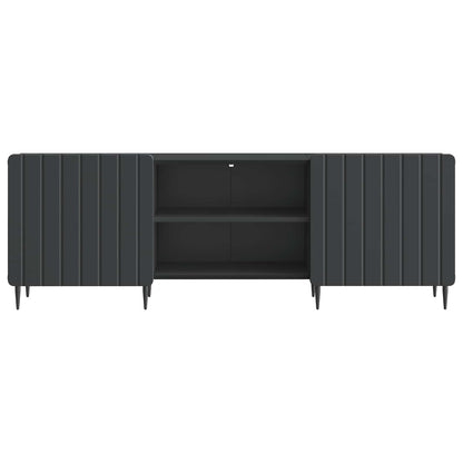 TV-skåp Svart 150 x 31 x 52 cm Konstruerat trä