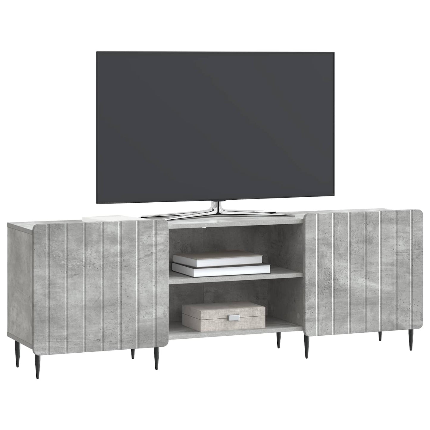 TV-skåp Betonggrå 150 x 31 x 52 cm Konstruerat trä