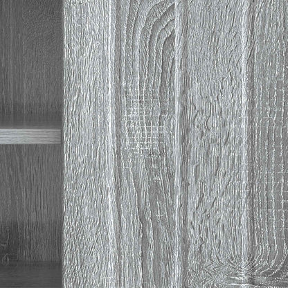 TV-skåp Grå sonoma-ek 150 x 31 x 52 cm Konstruerat trä