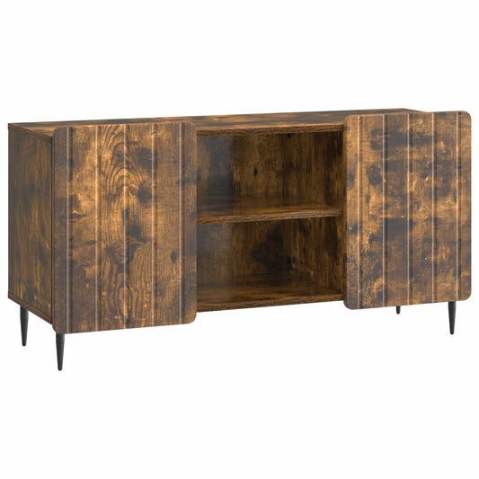 TV-skåp Rökt ek 102 x 34,5 x 52 cm Konstruerat trä