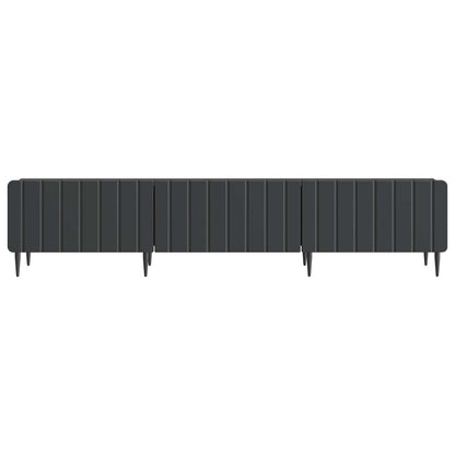 TV-skåp med låda Svart 147 x 34,5 x 32 cm Konstruerat trä