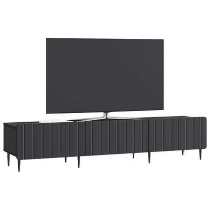 TV-skåp med låda Svart 147 x 34,5 x 32 cm Konstruerat trä
