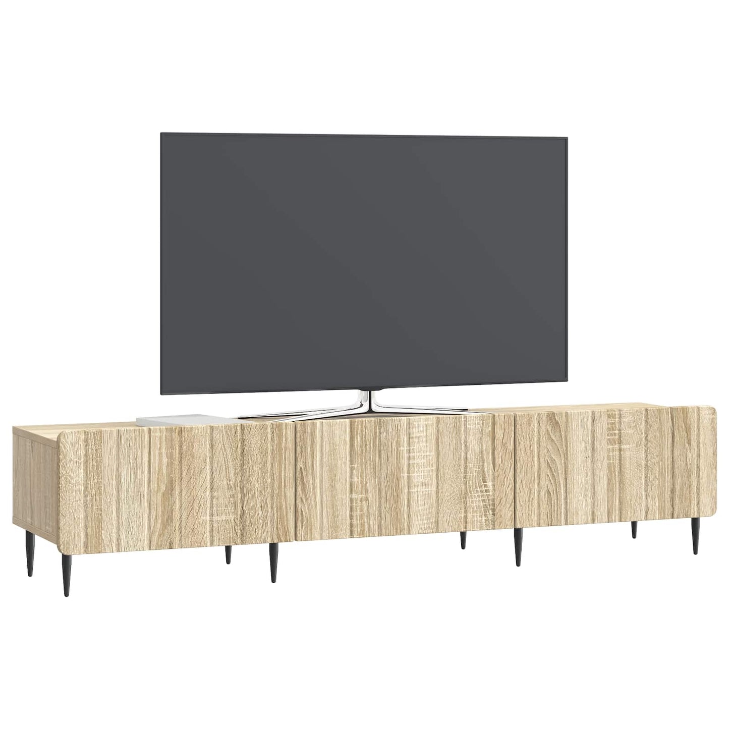 TV-skåp med låda Sonoma-ek 147 x 34,5 x 32 cm Konstruerat trä