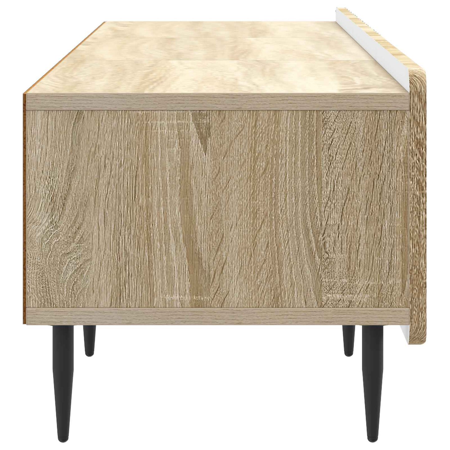 TV-skåp med låda Sonoma-ek 147 x 34,5 x 32 cm Konstruerat trä