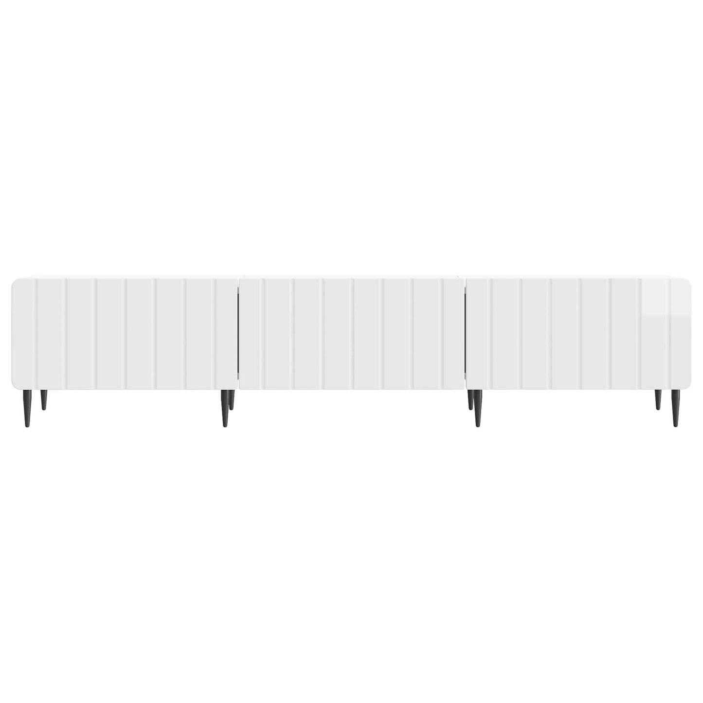 TV-skåp Vit högglans 147 x 34,5 x 32 cm Konstruerat trä