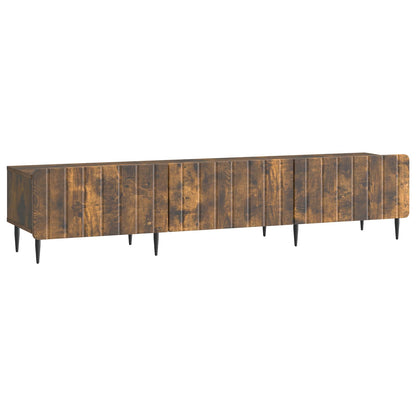 TV-skåp med låda Rökt ek 147 x 34,5 x 32 cm Konstruerat trä