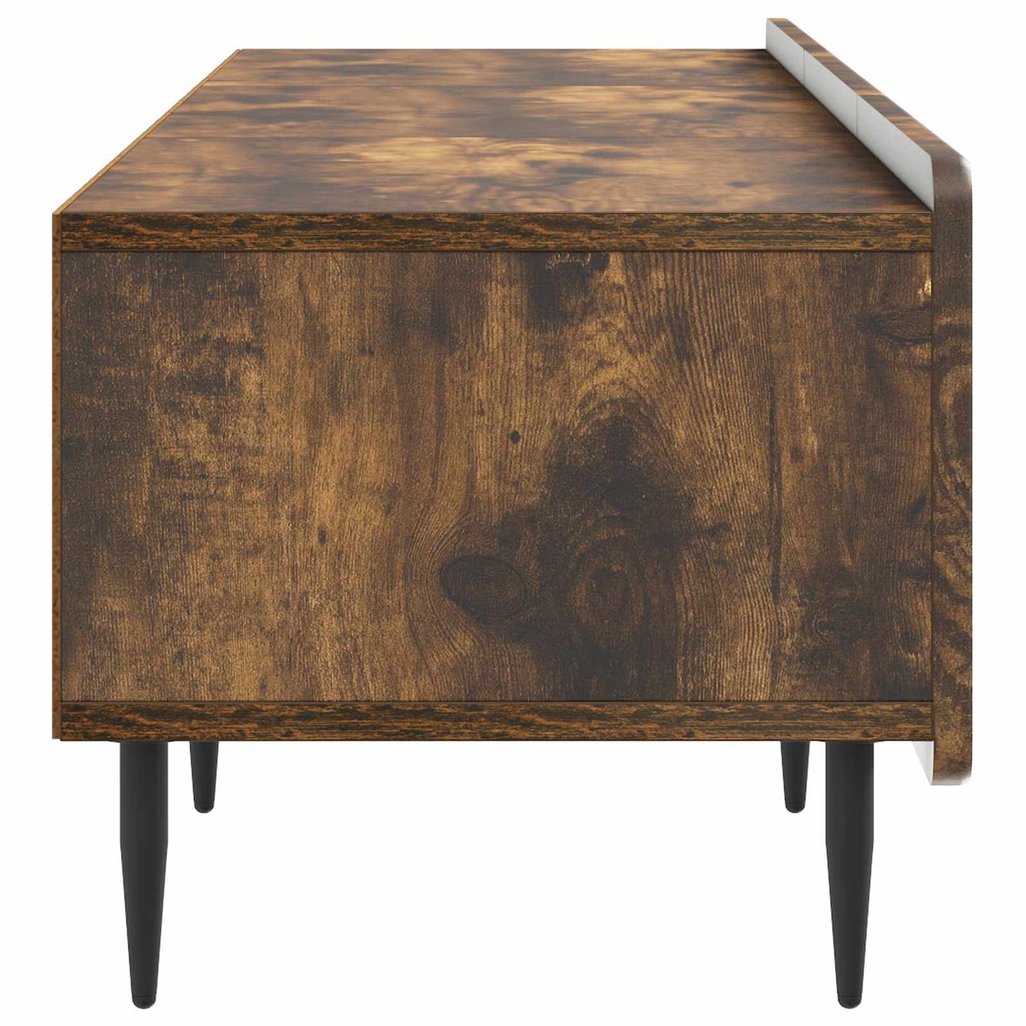TV-skåp med låda Rökt ek 147 x 34,5 x 32 cm Konstruerat trä