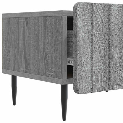 TV-skåp Grå sonoma-ek 147 x 34,5 x 32 cm Konstruerat trä