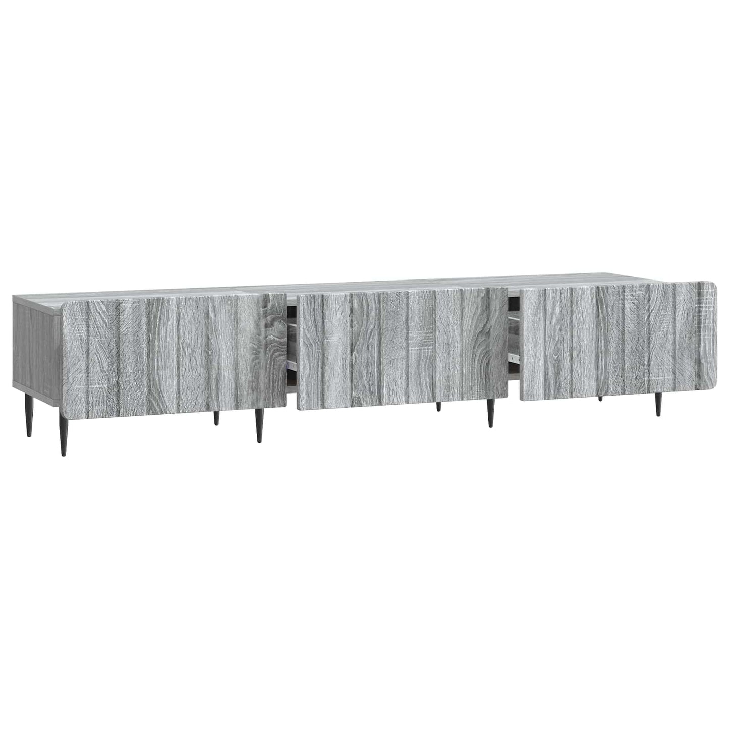 TV-skåp Grå sonoma-ek 147 x 34,5 x 32 cm Konstruerat trä