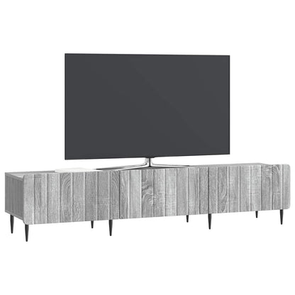 TV-skåp Grå sonoma-ek 147 x 34,5 x 32 cm Konstruerat trä