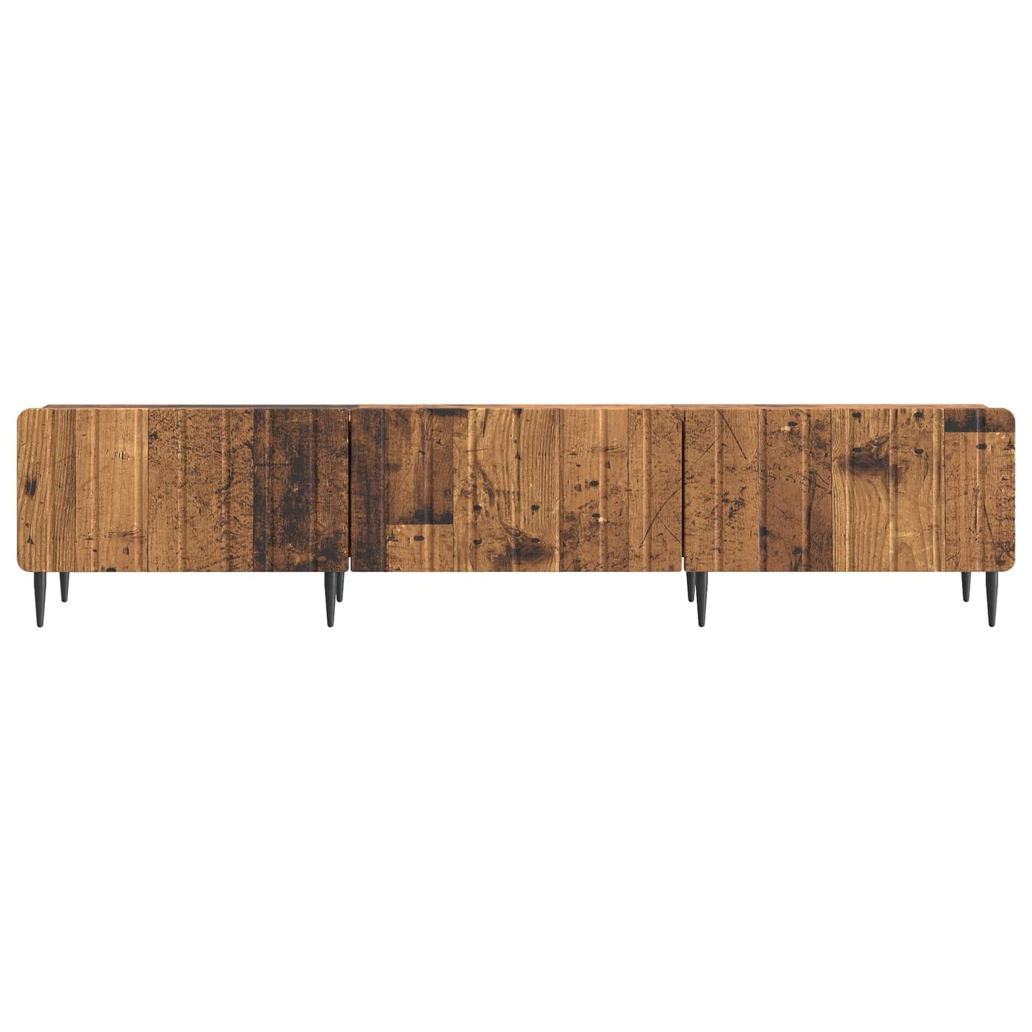 TV-skåp med låda Gammalt trä 147 x 34,5 x 32 cm Konstruerat trä
