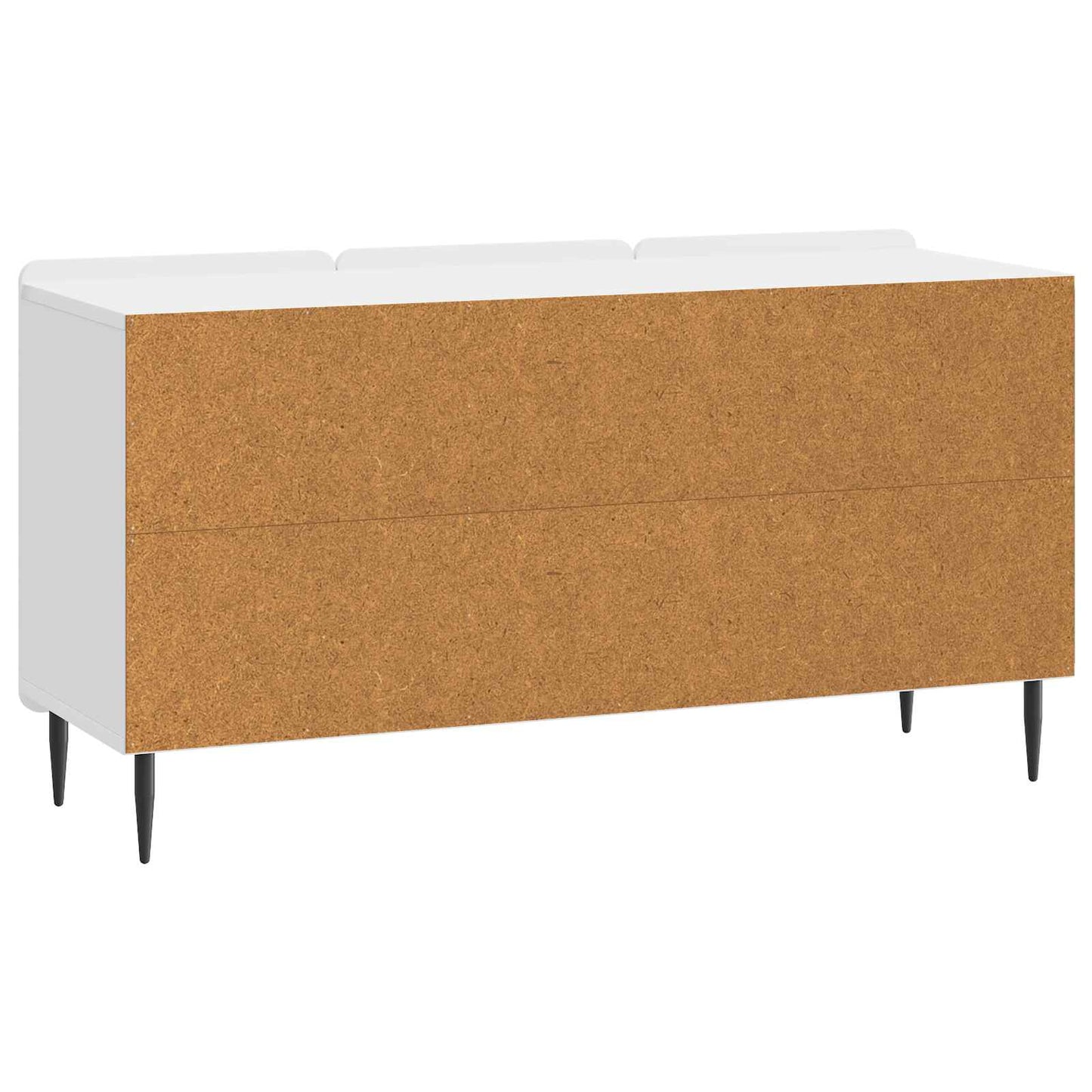 TV-skåp Vit högglans 99 x 34,5 x 52 cm Konstruerat trä