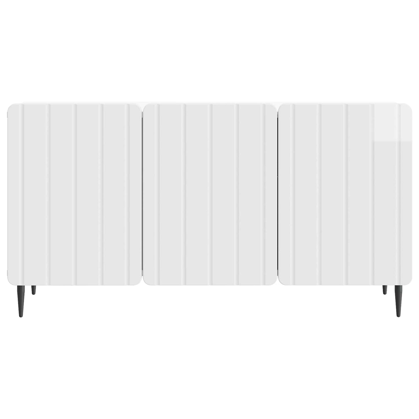 TV-skåp Vit högglans 99 x 34,5 x 52 cm Konstruerat trä