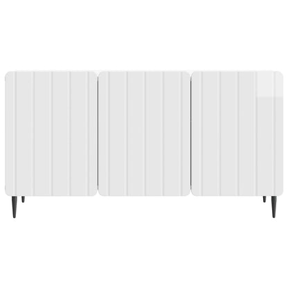 TV-skåp Vit högglans 99 x 34,5 x 52 cm Konstruerat trä