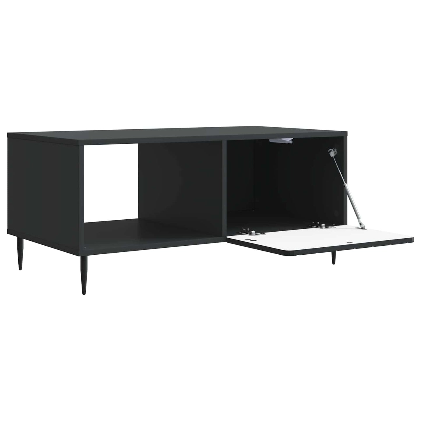 Kaffeebord Svart 90 x 50 x 40 cm Konstruerat trä