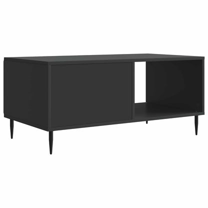 Kaffeebord Svart 90 x 50 x 40 cm Konstruerat trä