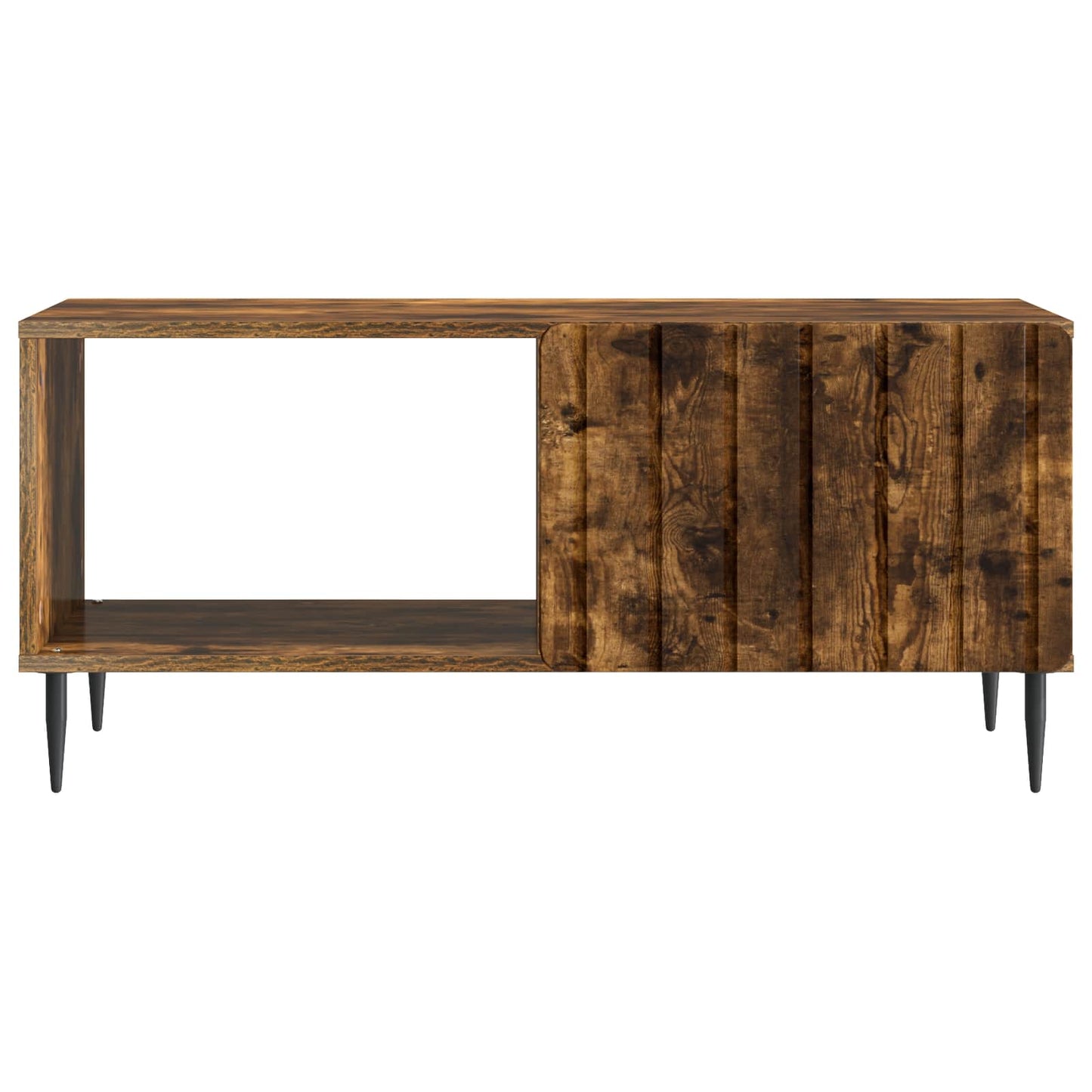 Kaffeebord Rökt ek 90 x 50 x 40 cm Konstruerat trä