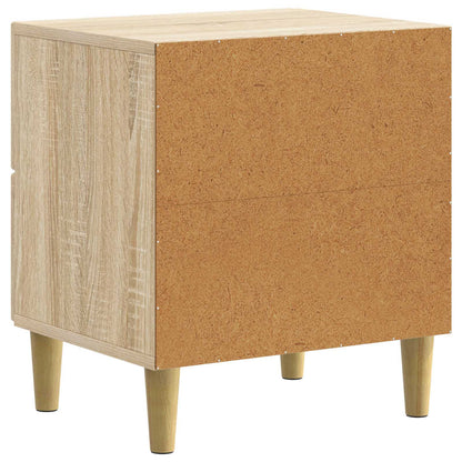 Nattduksbord 2 pcs Sonoma-ek 43 x 34,5 x 48 cm Konstruerat trä