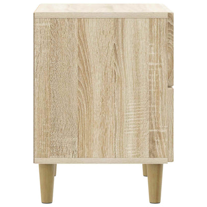 Nattduksbord 2 pcs Sonoma-ek 43 x 34,5 x 48 cm Konstruerat trä