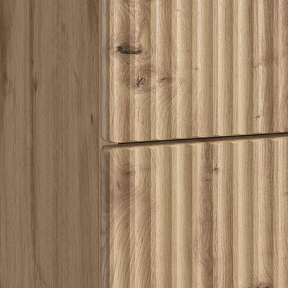 Nattduksbord 2 pcs Artisan-ek 43 x 34,5 x 48 cm Konstruerat trä