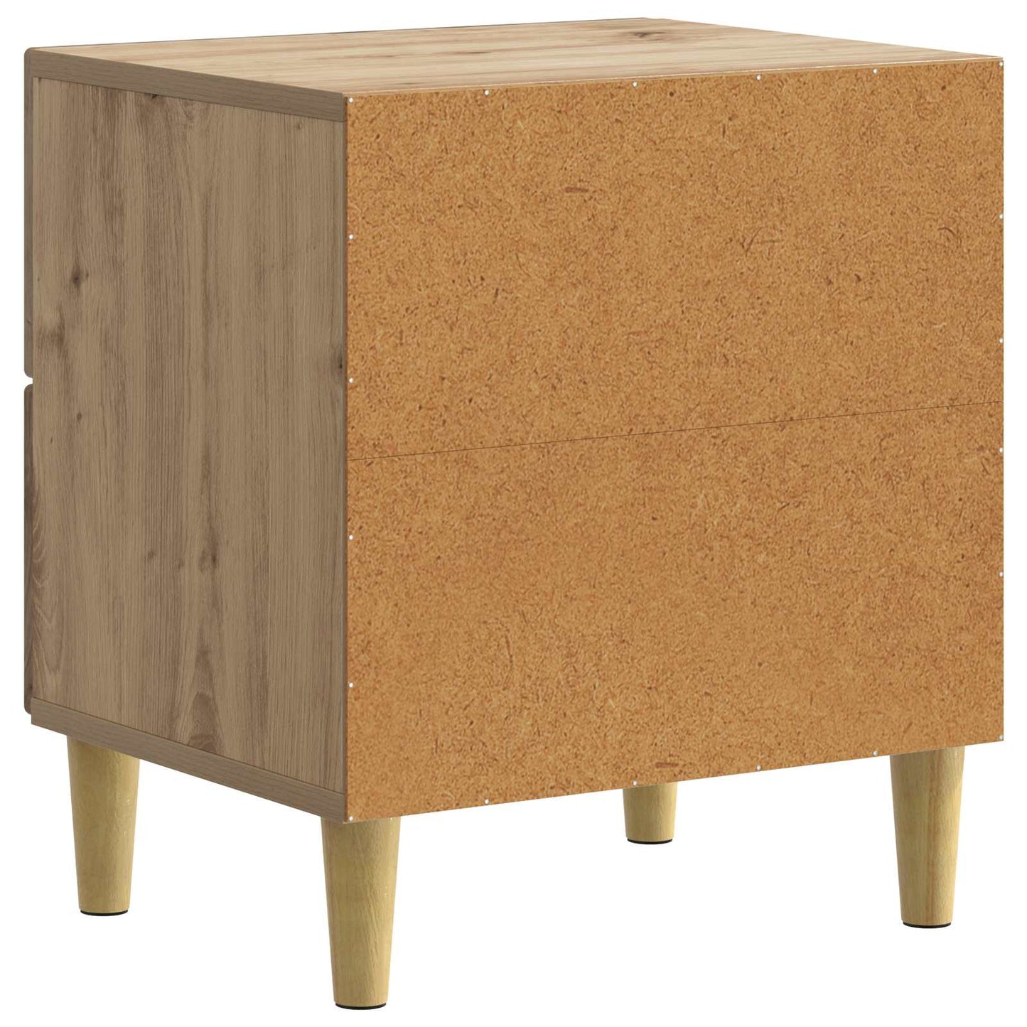 Nattduksbord 2 pcs Artisan-ek 43 x 34,5 x 48 cm Konstruerat trä
